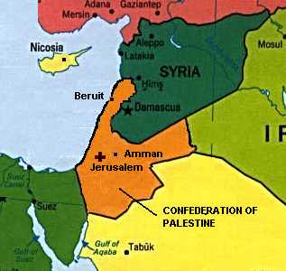 Map - Confederation of Palestine